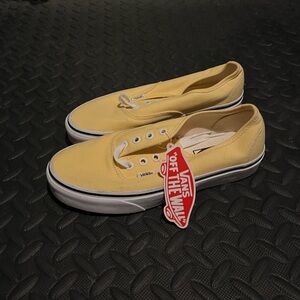 Vans Pastel Butter Yellow Shoes